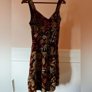 Dressbarn tropical floral dress size small